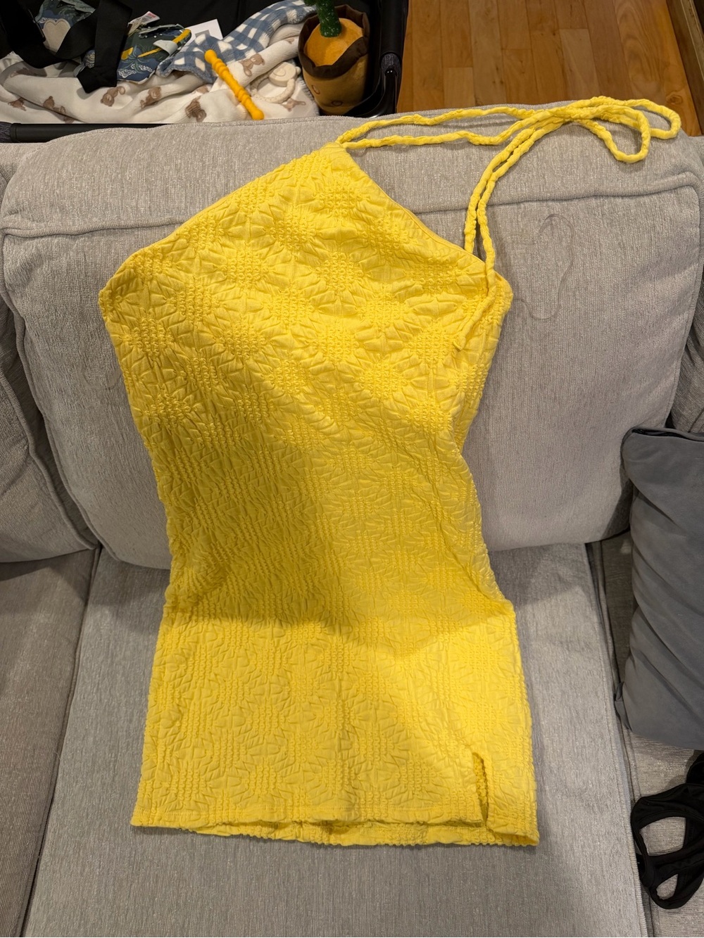Wild Fable Bright Yellow Mini Dress